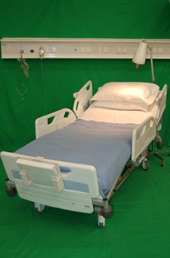 Hospital Bed Side View Hospital Bed Side View