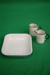 Enamel Mugs and Dishes