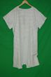 Patient Gown with Blue and White Pattern