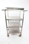 Hospital trolley in stainless steel