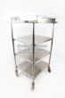 Stainless steel hospital trolley