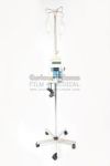 Infusion Pump / Syringe Driver and drip bag on stand