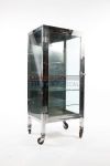 Chrome mortuary cabinet 