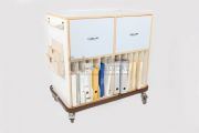 Medical records trolley