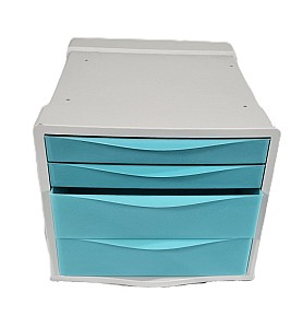 Green Desk Top Drawer Unit