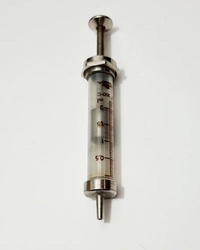 Syringe Period Metal and Glass