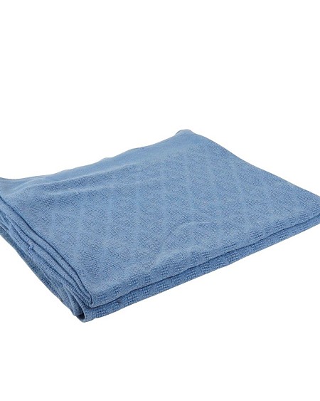 Blue Blanket Diamond Pattern