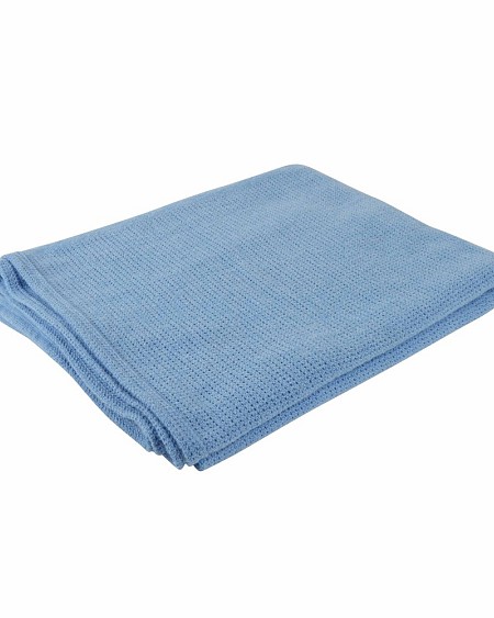 Blue Cellular Blanket 