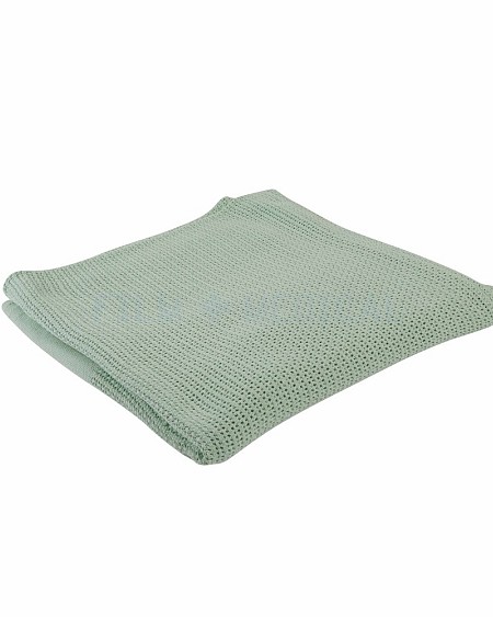 Mint Green Cellular Blanket