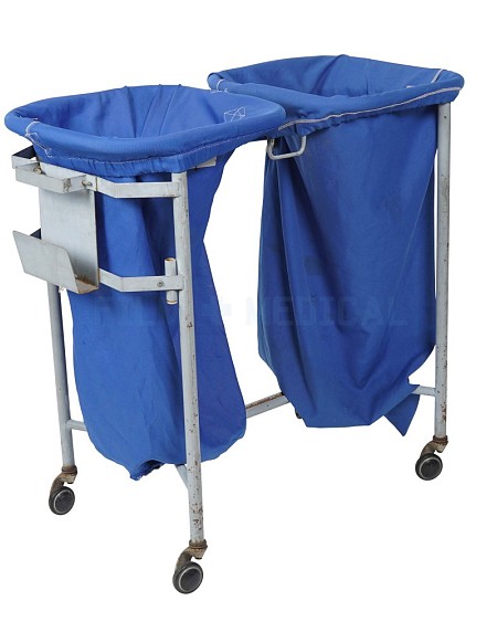 Blue Linen Trolley