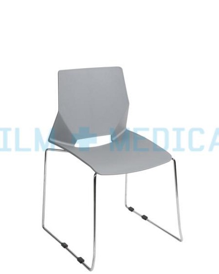 Grey Waiting Room Chair 