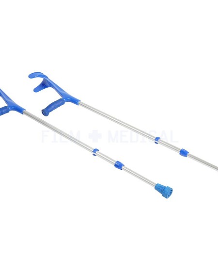 Pair Of Ali Crutches Blue Handle 