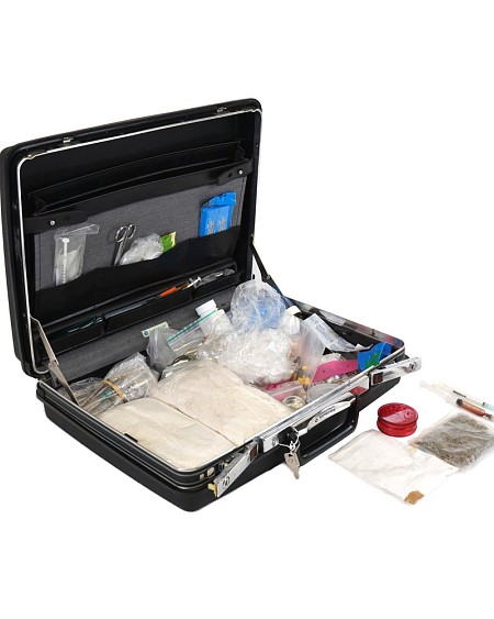 Suitcase Full of Class A Drugs 