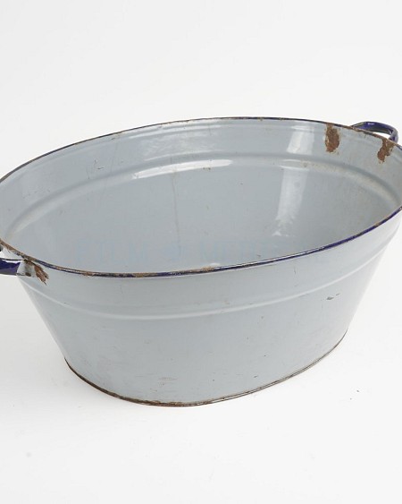 Enamel Bowl 2 Handles