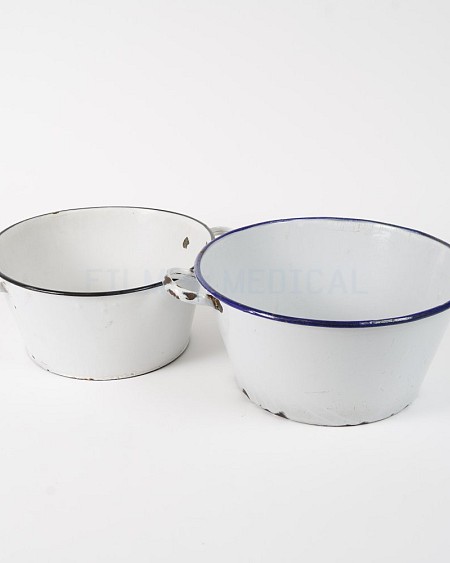 Enamel Bowl With handles 