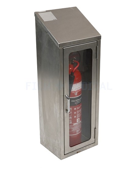 Fire Extinguisher In Metal Case 