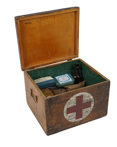 Wooden Period Medical Box