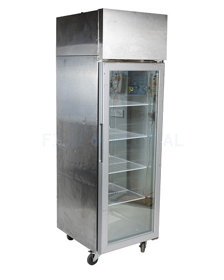 Single Stainless Steel  Fridge 