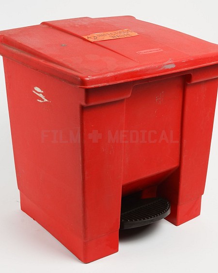 Red Medical Bin 