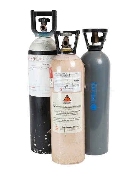 Group of Oxygen Tanks Priced Individually 