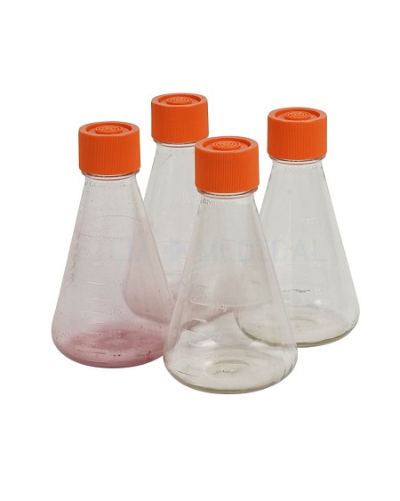 Lab Corning Bottles Orange Top Priced Individually 100ml to 250ml