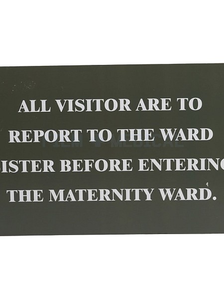 Entering The Maternity Ward