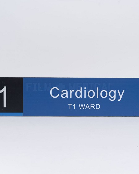 Hospital Sign Cardiology T1 Ward