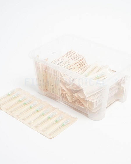 Clear container Dressed Packets Of Needles