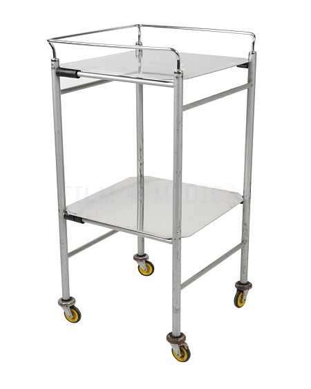 Square Metal Trolley With Rail