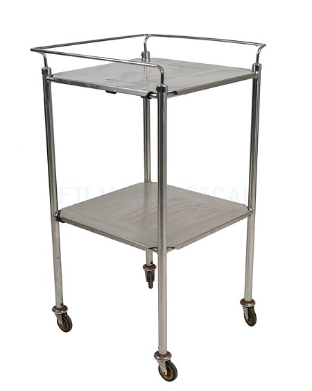 Square Metal Trolley With Rail