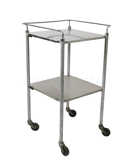 Square Metal Trolley With Rail