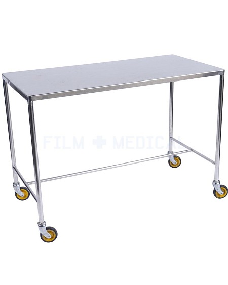 Large Steel Trolley Table 