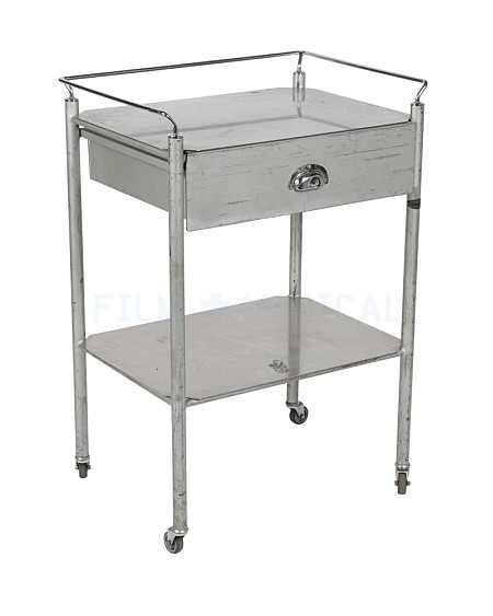 Trolley Grey with Drawer