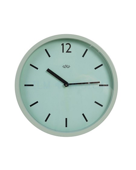 Green Modern Round Clock