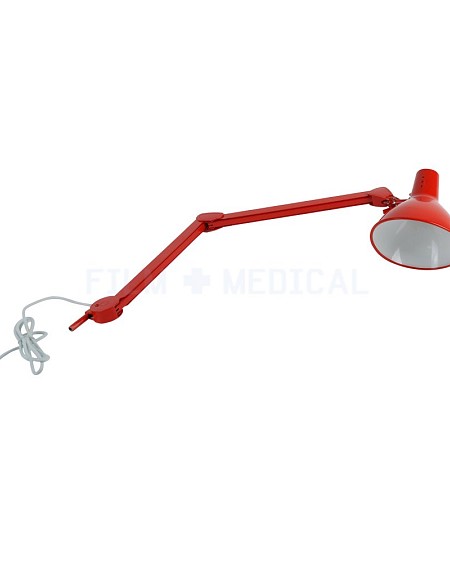 Wall Mounted Angle poise Lamp Red