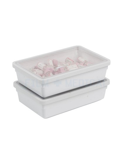 White Stacking Storage Boxes 15x23