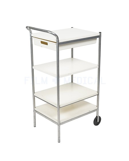 White 3 Tier Trolley