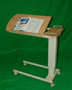 Hospital Over Bed Table with Tilt Action