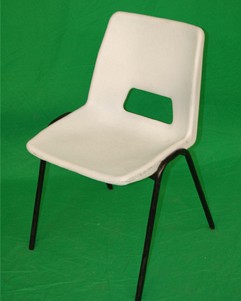 White Polyprop Waiting Room Chair