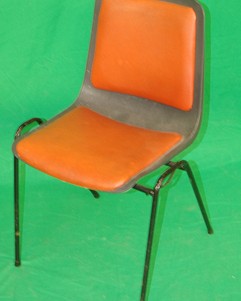 Waiting Room Chair in Orange