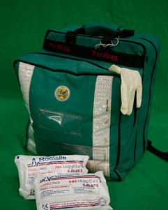 Green Paramedic Bag