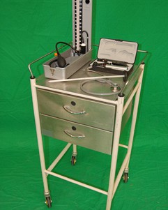 Cream and Stainless Steel Trolley
