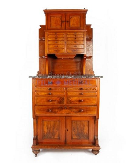 Walnut Dental Cabinet