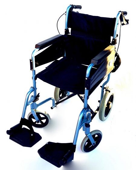 Wheelchair with handle brake system