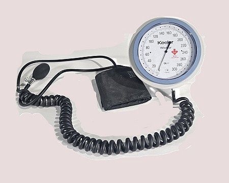 Wall Mounted Round Dial Blood Pressure With Cuff