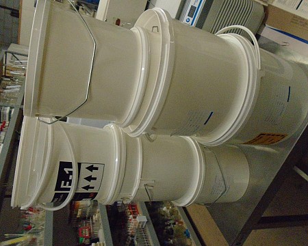 Tubs containers / white various