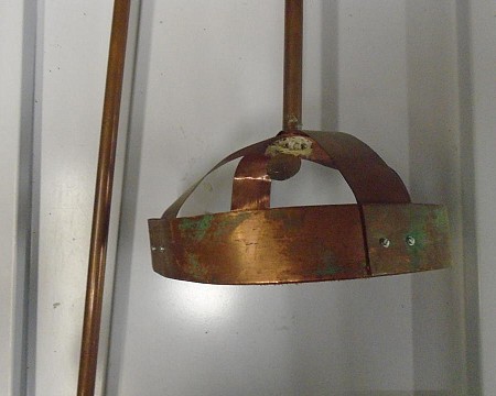 Head strap from electric chair 