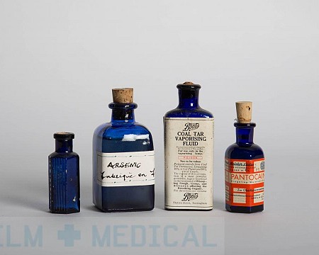 Poison Bottles Blue Small (005 priced individually)