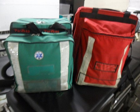 Paramedics Bag orange and green