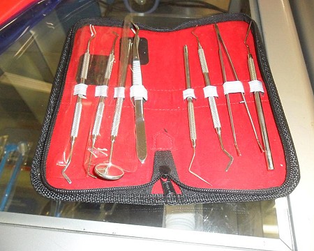 Black case dental equipment